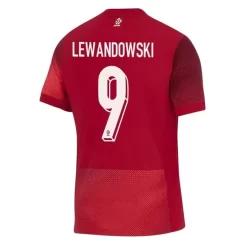 Kopen EK 2024 Polen Robert Lewandowski #9 Uitshirt Korte Mouw