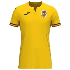 Kopen EK 2024 Roemenië Radu Drăgușin #3 Thuisshirt Korte Mouw-1