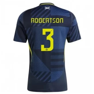 Kopen EK 2024 Schotland Andrew Robertson #3 Thuisshirt Korte Mouw