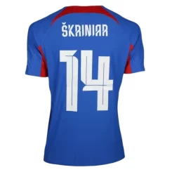 Kopen EK 2024 Slowakije Milan Škriniar #14 Thuisshirt Korte Mouw