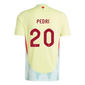 Kopen EK 2024 Spanje Pedri #20 Uitshirt Korte Mouw