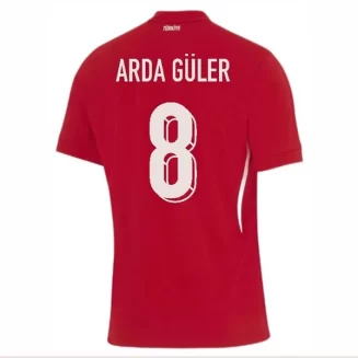 Kopen EK 2024 Turkije Arda Güler #8 Uitshirt Korte Mouw