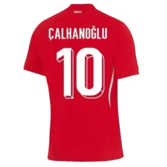 Kopen EK 2024 Turkije Hakan Çalhanoğlu #10 Uitshirt Korte Mouw