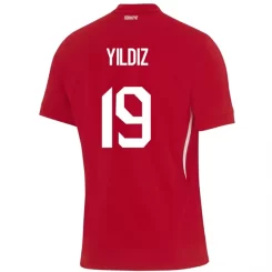 Kopen EK 2024 Turkije Kenan Yildiz #19 Uitshirt Korte Mouw