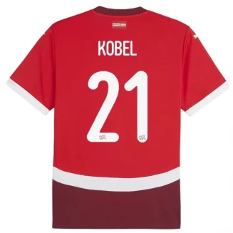 Kopen EK 2024 Zwitserland Gregor Kobel #21 Thuisshirt Korte Mouw