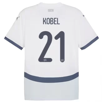 Kopen EK 2024 Zwitserland Gregor Kobel #21 Uitshirt Korte Mouw