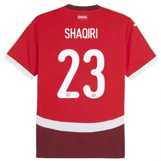 Kopen EK 2024 Zwitserland Xherdan Shaqiri #23 Thuisshirt Korte Mouw