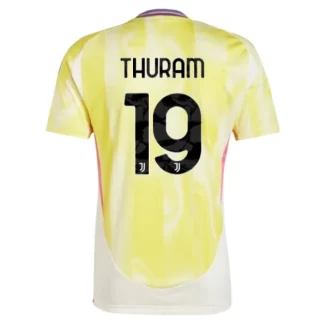 Kopen Juventus Khéphren Thuram #19 Uitshirt 2024-2025 Korte Mouw