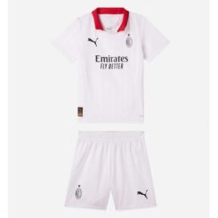 Kopen Kids AC Milan Uitshirt 2024-2025 Korte Mouw (+ Korte broeken)