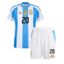 Kopen Kids Argentinië Alexis Mac Allister #20 Thuisshirt Copa América 2024 Korte Mouw (+ Korte broeken)-1