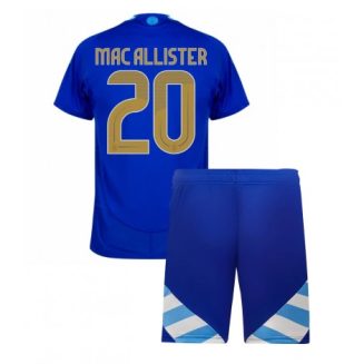 Kopen Kids Argentinië Alexis Mac Allister #20 Uitshirt Copa América 2024 Korte Mouw (+ Korte broeken)