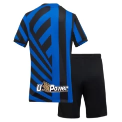 Kopen Kids Inter Milan Thuisshirt 2024-2025 Korte Mouw (+ Korte broeken)-1