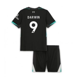 Kopen Kids Liverpool Darwin Nunez #9 Uitshirt 2024-2025 Korte Mouw (+ Korte broeken)