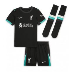 Kopen Kids Liverpool Dominik Szoboszlai #8 Uitshirt 2024-2025 Korte Mouw (+ Korte broeken)-1