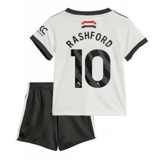 Kopen Kids Manchester United Marcus Rashford #10 Derde Shirt 2024-2025 Korte Mouw (+ Korte broeken)