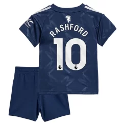 Kopen Kids Manchester United Marcus Rashford #10 Uitshirt 2024-2025 Korte Mouw (+ Korte broeken)