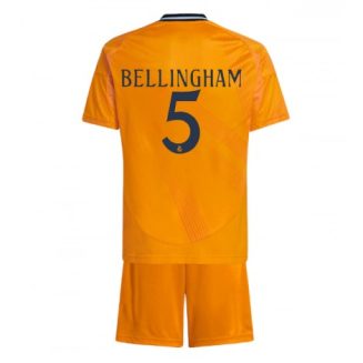 Kopen Kids Real Madrid Jude Bellingham #5 Uitshirt 2024-2025 Korte Mouw (+ Korte broeken)