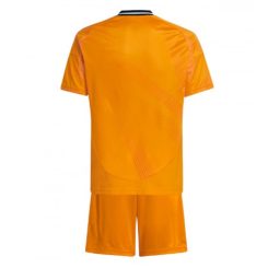 Kopen Kids Real Madrid Uitshirt 2024-2025 Korte Mouw (+ Korte broeken)-1