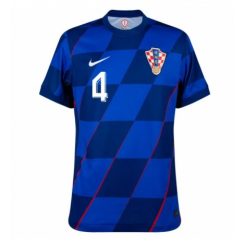 Kopen Kroatië Josko Gvardiol #4 Uitshirt EK 2024 Korte Mouw-1