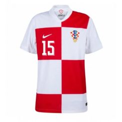 Kopen Kroatië Mario Pasalic #15 Thuisshirt EK 2024 Korte Mouw-1