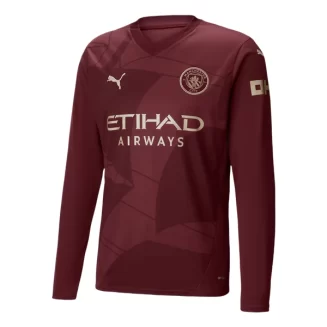 Kopen Manchester City Derde Shirt 2024-2025 Lange Mouwen