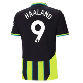 Kopen Manchester City Erling Haaland #9 Uitshirt 2024-2025 Korte Mouw