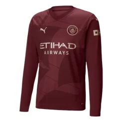 Kopen Manchester City Jack Grealish #10 Derde Shirt 2024-2025 Lange Mouwen-1