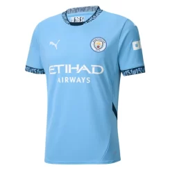 Kopen Manchester City Jeremy Doku #11 Thuisshirt 2024-2025 Korte Mouw-1