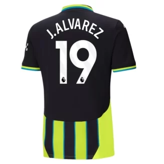 Kopen Manchester City Julian Alvarez #19 Uitshirt 2024-2025 Korte Mouw