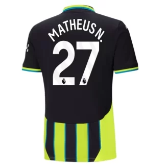 Kopen Manchester City Matheus Nunes #27 Uitshirt 2024-2025 Korte Mouw