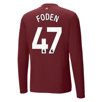 Kopen Manchester City Phil Foden #47 Derde Shirt 2024-2025 Lange Mouwen