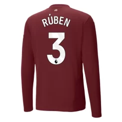 Kopen Manchester City Ruben Dias #3 Derde Shirt 2024-2025 Lange Mouwen