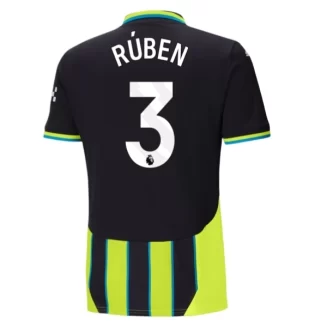 Kopen Manchester City Ruben Dias #3 Uitshirt 2024-2025 Korte Mouw