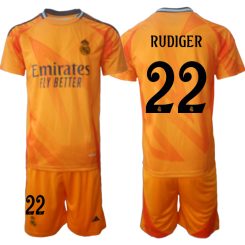 Kopen Real Madrid Antonio Rudiger #22 Uitshirt 2024-2025 Korte Mouw (+ Korte broeken)