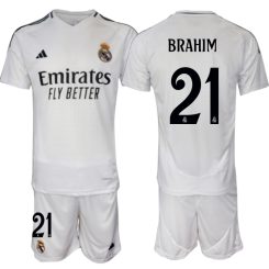 Kopen Real Madrid Brahim Díaz #21 Thuisshirt 2024-2025 Korte Mouw (+ Korte broeken)