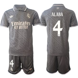 Kopen Real Madrid David Alaba #4 Derde Shirt 2024-2025 Korte Mouw (+ Korte broeken)