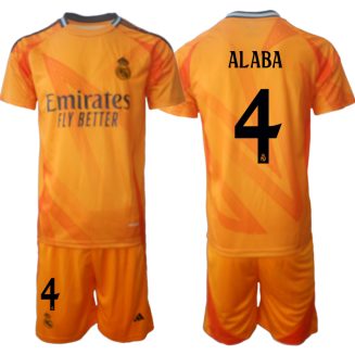 Kopen Real Madrid David Alaba #4 Uitshirt 2024-2025 Korte Mouw (+ Korte broeken)