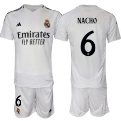 Kopen Real Madrid Nacho #6 Thuisshirt 2024-2025 Korte Mouw (+ Korte broeken)