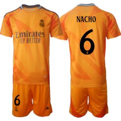 Kopen Real Madrid Nacho #6 Uitshirt 2024-2025 Korte Mouw (+ Korte broeken)