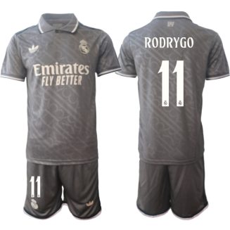 Kopen Real Madrid Rodrygo #11 Derde Shirt 2024-2025 Korte Mouw (+ Korte broeken)