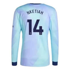 Arsenal Eddie Nketiah #14 Derde Shirt 2024-2025 lange mouwen voordelig online kopen