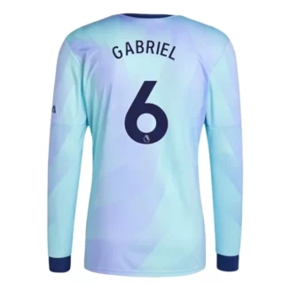 Arsenal Gabriel Magalhaes #6 Derde Shirt 2024-2025 lange mouwen voordelig online kopen