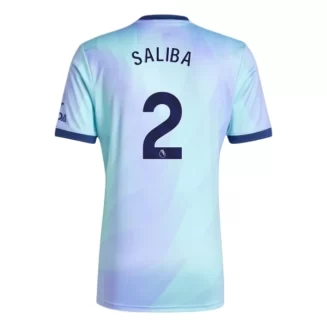 Arsenal William Saliba #2 Derde Shirt 2024-2025 korte mouw voordelig online kopen