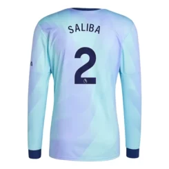 Arsenal William Saliba #2 Derde Shirt 2024-2025 lange mouwen voordelig online kopen