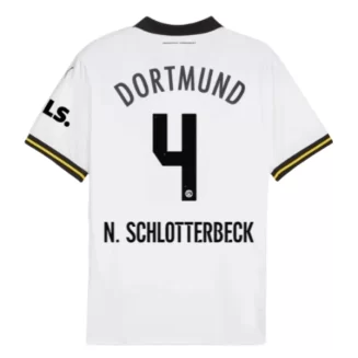 BVB Borussia Dortmund Nico Schlotterbeck #4 Derde Shirt 2024-2025 korte mouw voordelig online kopen