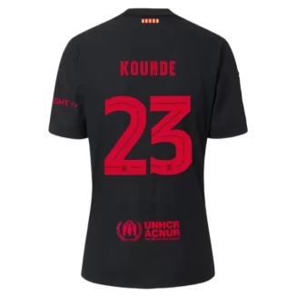 FC Barcelona Jules Kounde #23 Uitshirt 2024-2025 korte mouw voordelig online kopen