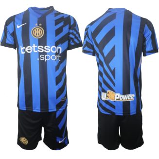 Inter Milan Thuisshirt 2024-2025 Korte Mouw (+ Korte broeken) voordelig online kopen