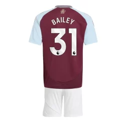 Kids Aston Villa Leon Bailey #31 Thuisshirt 2024-2025 Korte Mouw (+ Korte broeken) voordelig online kopen