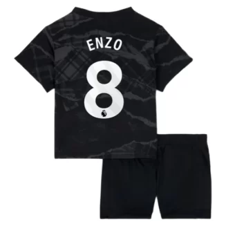 Kids Chelsea Enzo Fernandez #8 Derde Shirt 2024-2025 Korte Mouw (+ Korte broeken) voordelig online kopen