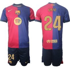 Kopen FC Barcelona Eric García #24 Thuisshirt 2024-2025 Korte Mouw (+ Korte broeken)